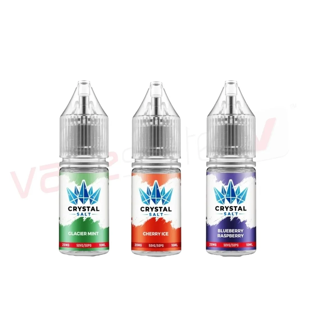 Crystal Salt 10ml Nic Salts E-Liquid - Pack of 10