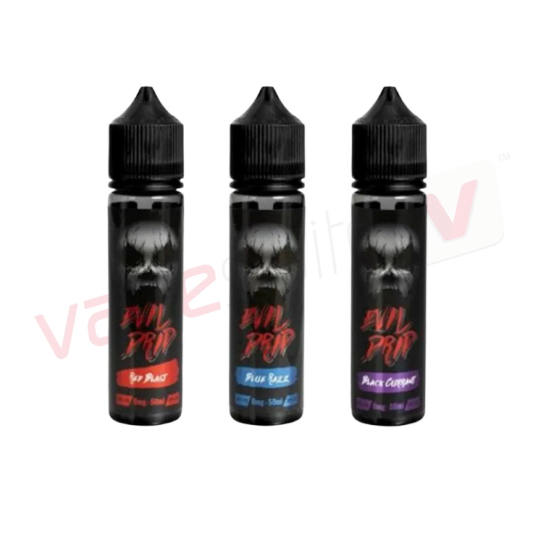 Evil Drip 50ml E-Liquid Shortfills By Frumist